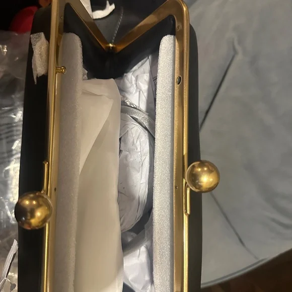 BRAND NEW WITH TAGS COACH BLACK KISSLOCK FRAME BAG - Picture 6 of 7